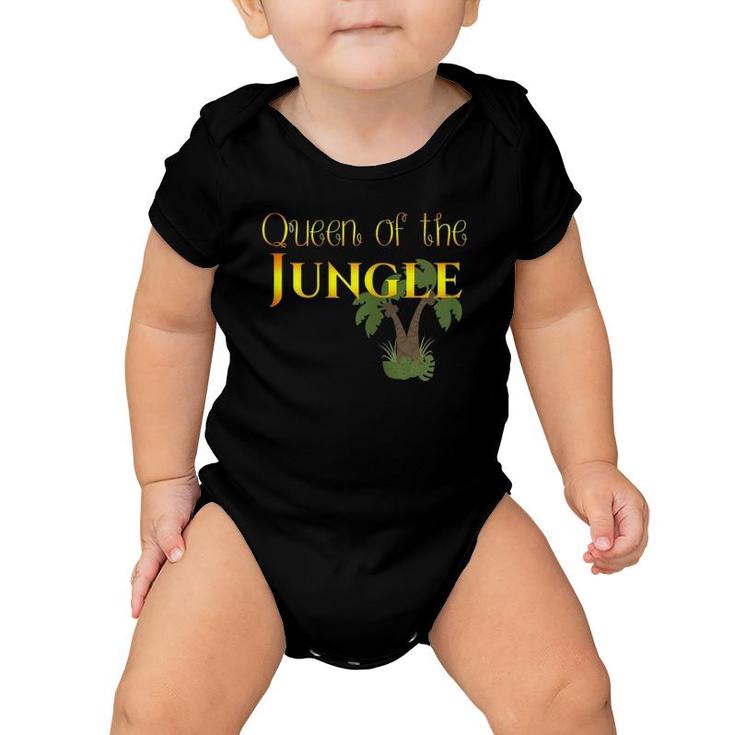 S Made By Mom_Queen Of The Jungle Baby Onesie