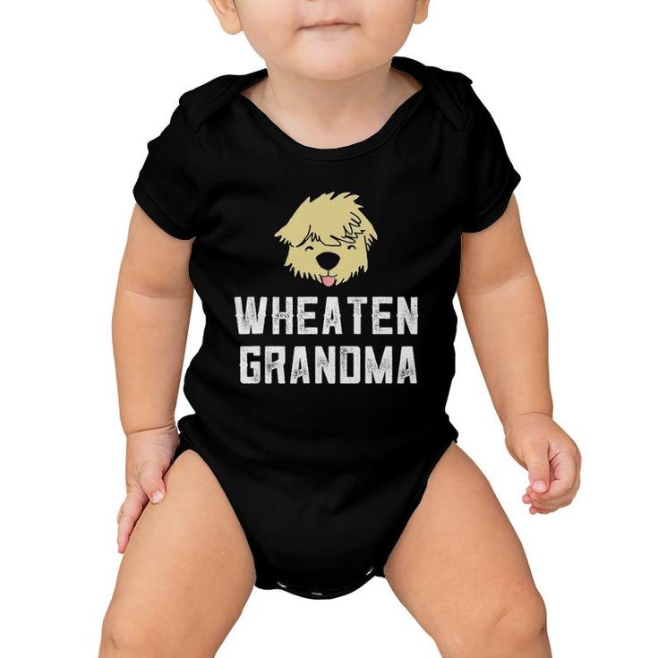 Soft Coated Wheaten Terrier Grandma Grandmother Baby Onesie