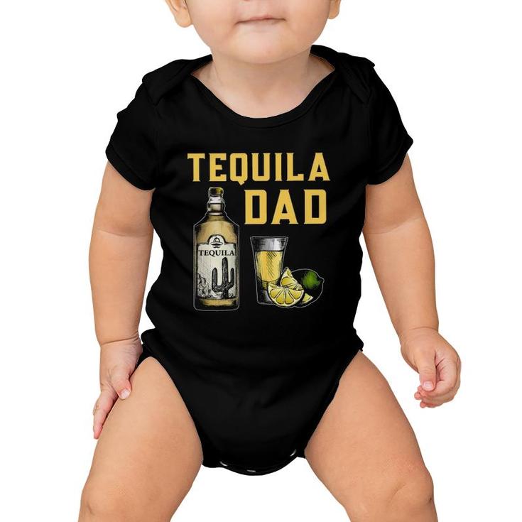 Tequila Dad Mexican Drinker Father's Day Baby Onesie