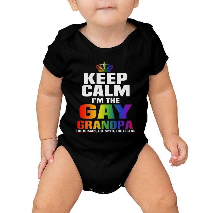 The Gay Grandpa Gay Lgbt Funny Baby Onesie