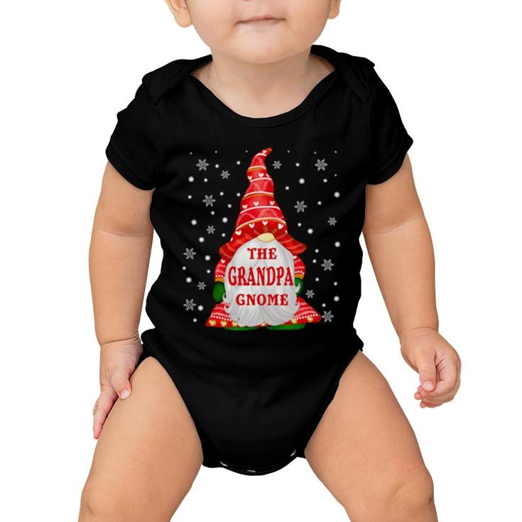 The Grandpa Gnome Christmas Matching Family Xmas Holiday  Baby Onesie
