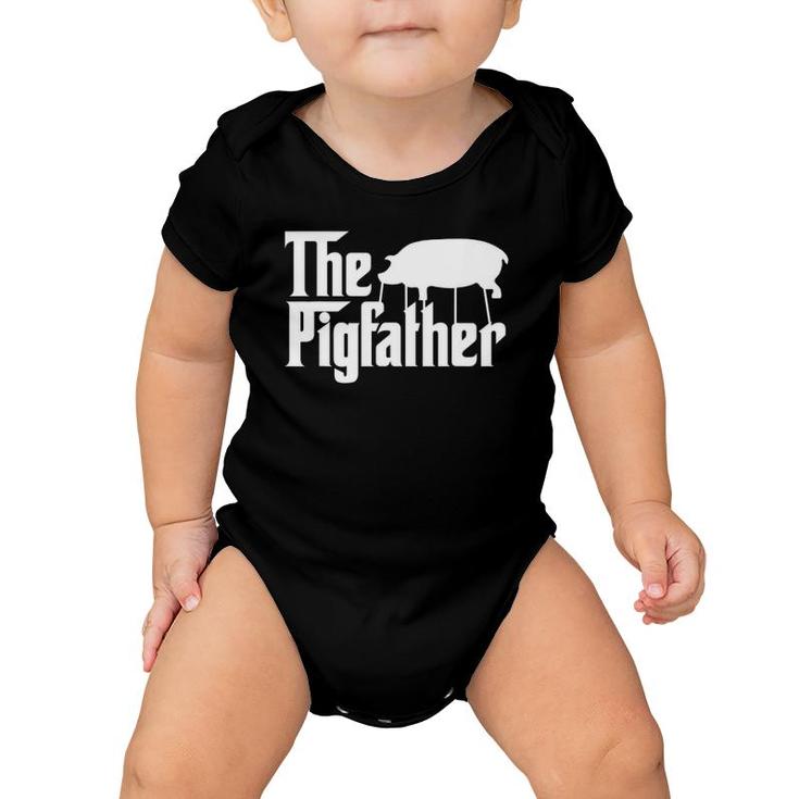 The Pigfather Funny Farm Animal Bacon Novelty Baby Onesie