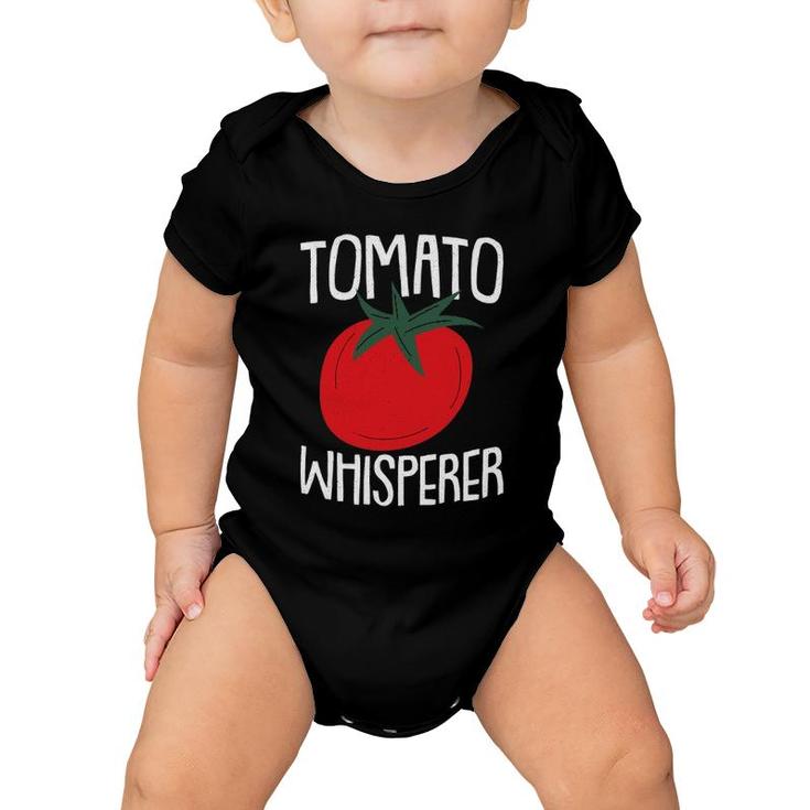 Tomato Whisperer Father's Day Gardening Daddy Papa Gardener Baby Onesie