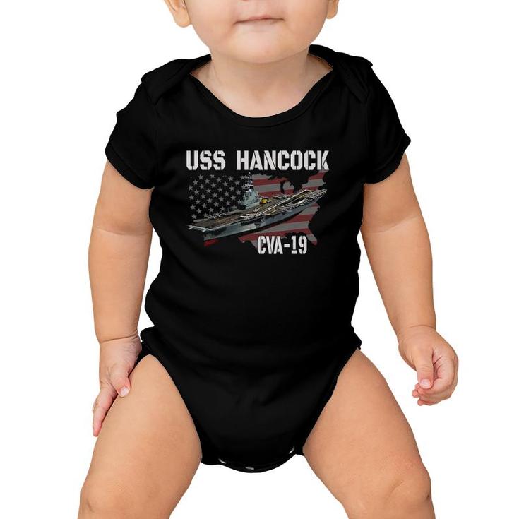 Uss Hancock Cva-19 Aircraft Carrier Veterans Day Father's Day Baby Onesie