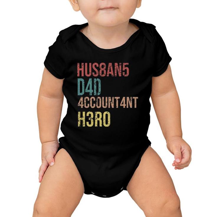 Vintage Accountant Funny Dad Accounting Sayings Baby Onesie
