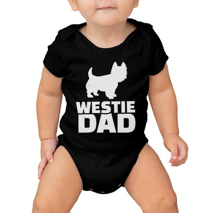 Westie Dad Men Women Gift Baby Onesie