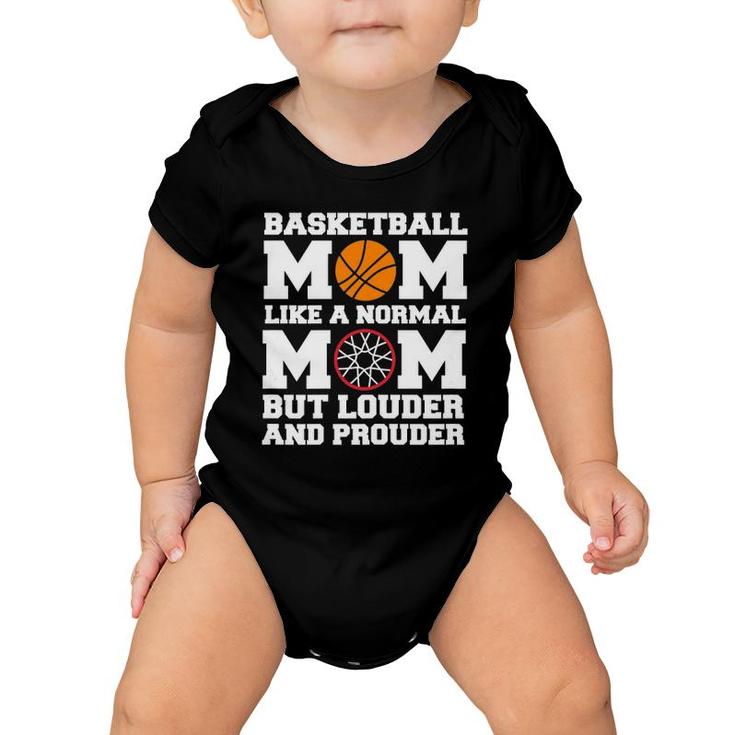 Womens Basketball Mom Player Mother's Day Baby Onesie