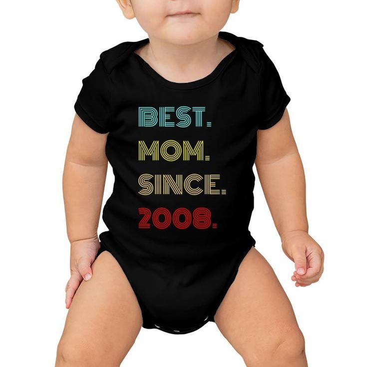 Womens Best Mom Since 2008 - Mother's Day Gifts Baby Onesie