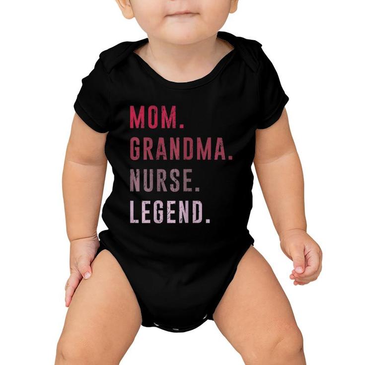 Womens Cute Mom Grandma Nurse Legend Costume Mother's Day Gift Baby Onesie
