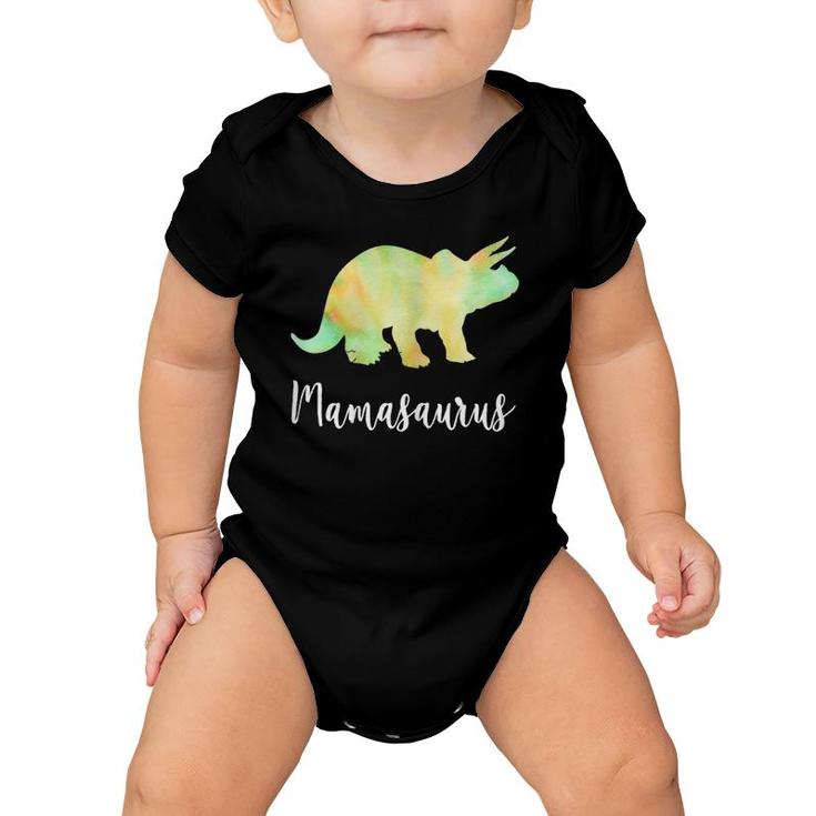 Womens Dinosaur  Mamasaurus- Rex Lover Boy Family Baby Onesie