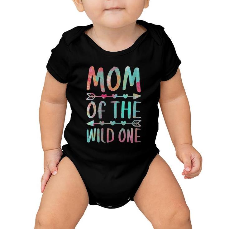 Womens Mom Of The Wild One Mother's Day Baby Onesie