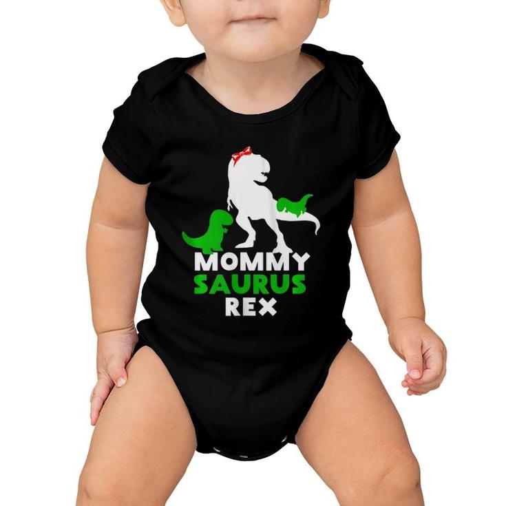 Womens Mommysaurus Rex Dinosaur Mother Baby Onesie