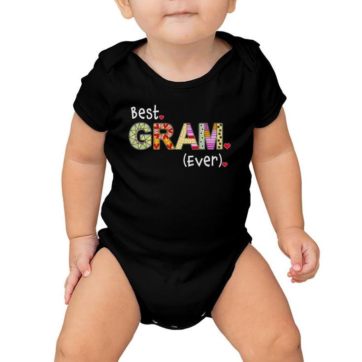 World's Best Gram Ever Gift For Grandmother Grandma Grammy Baby Onesie