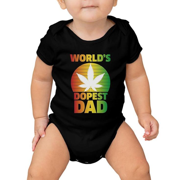 Worlds Dopest Dad Baby Onesie