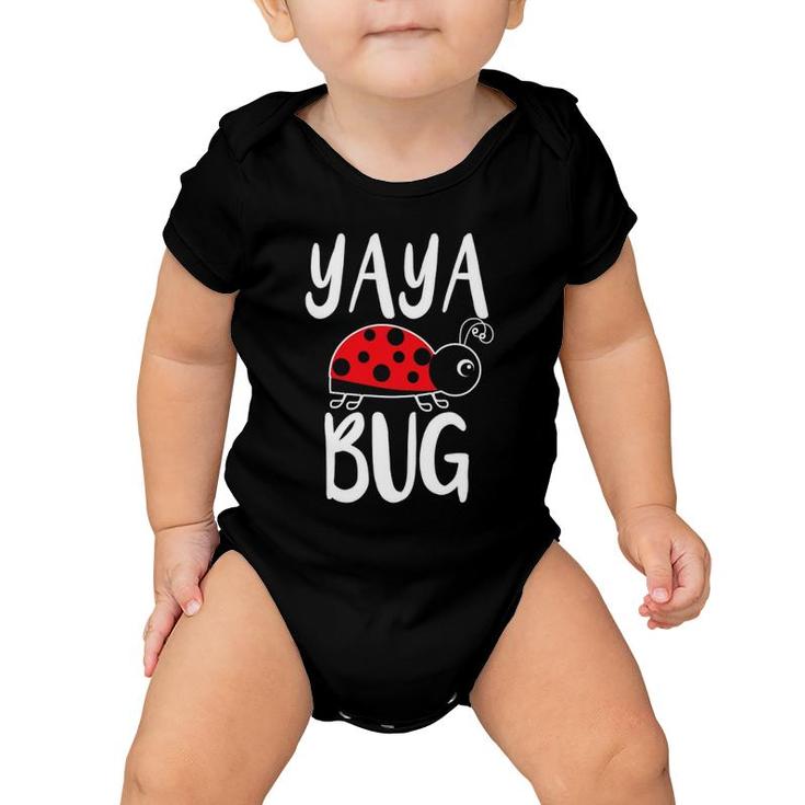 Yaya Bug Ladybug Greek Grandma Funny Baby Onesie