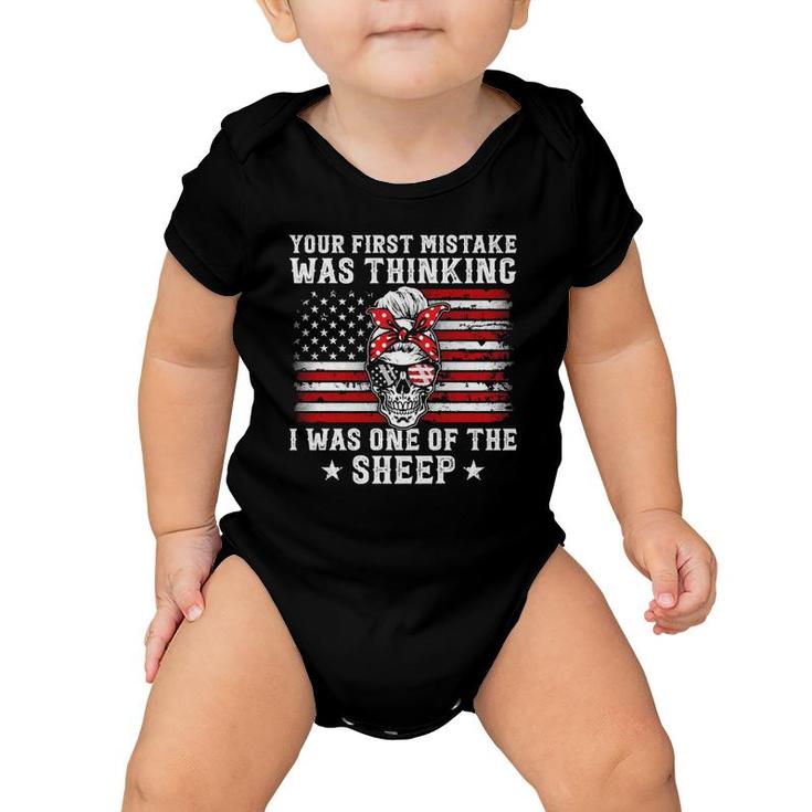 Your First Mistake Was Thinking I Was One Of The Sheep Mom  Baby Onesie