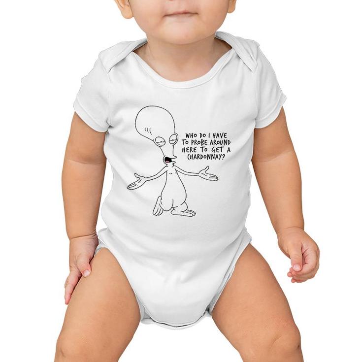 American Dad Who Do I Have To Probe Baby Onesie