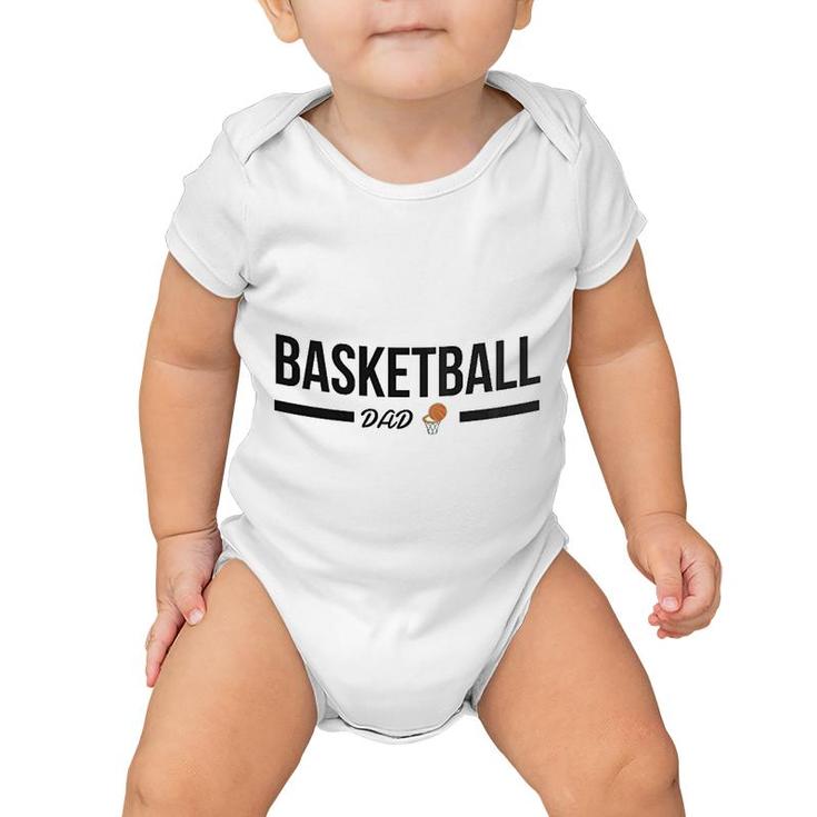 Basketball Dad Simple Baby Onesie
