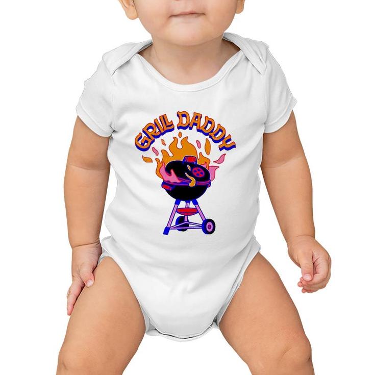 Bbq Grill Daddy Father's Day Gift Baby Onesie