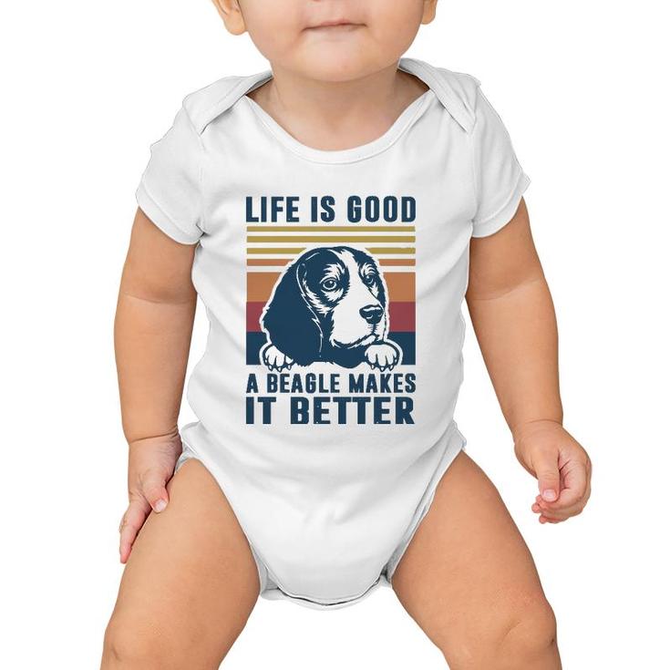 Beagle Gifts For Men Women Beagle Dog Mom Dad Beagle  Baby Onesie