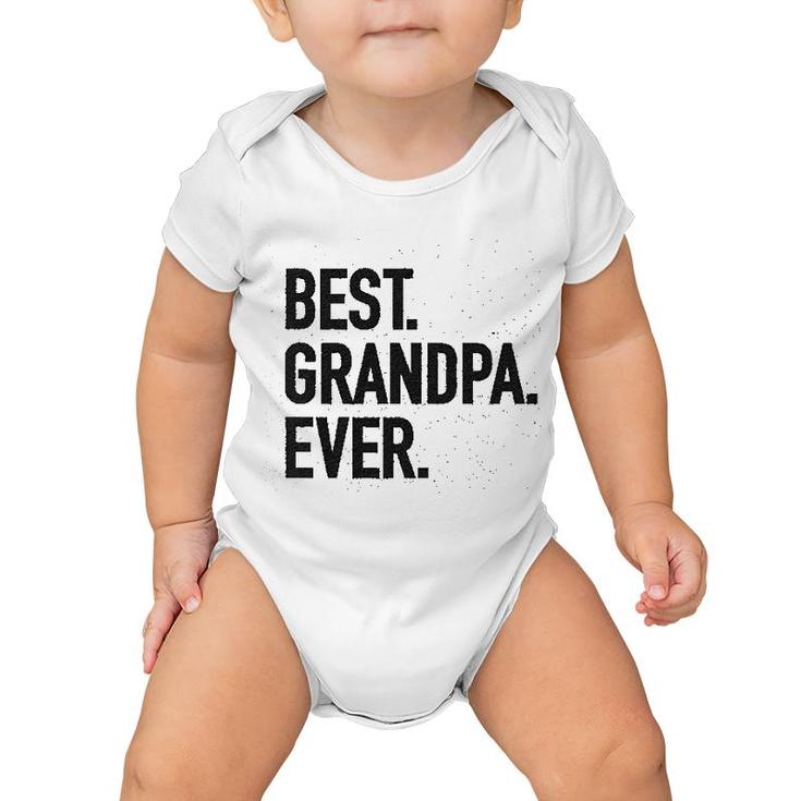 Best Grandpa Ever Modern Fit Baby Onesie