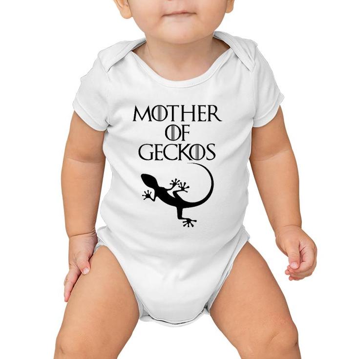 Cute & Unique Black Mother Of Gecko Baby Onesie
