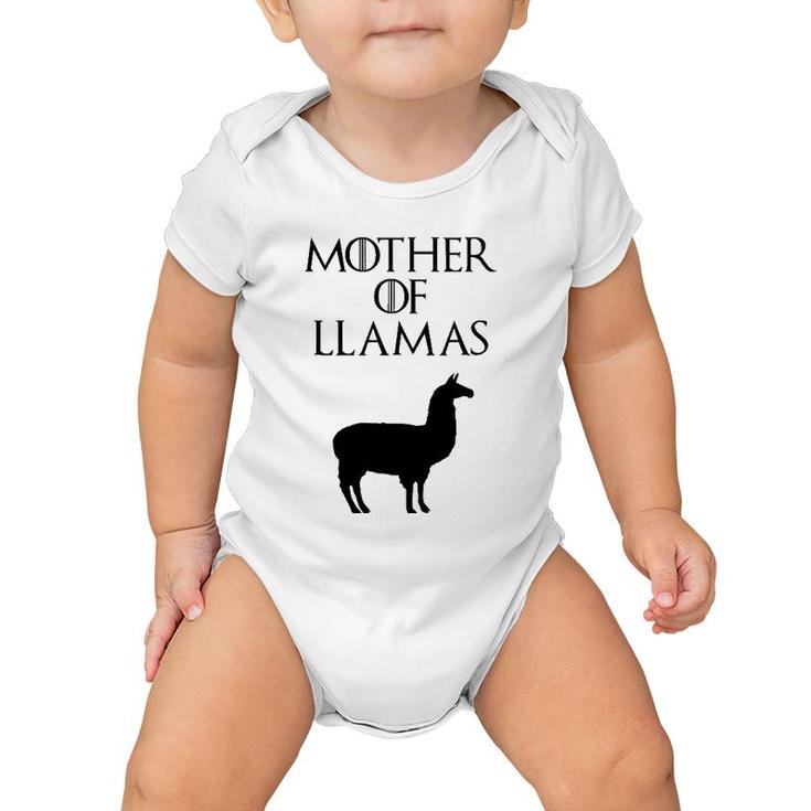 Cute & Unique Black Mother Of Llamas E010458 Ver2 Baby Onesie