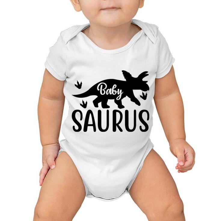 Cute Baby Saurus Dinosaur Kids Present Baby Onesie