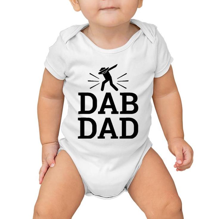 Dab Dad Sayings Dabbing Fathers Day Birthday Gift Men Baby Onesie