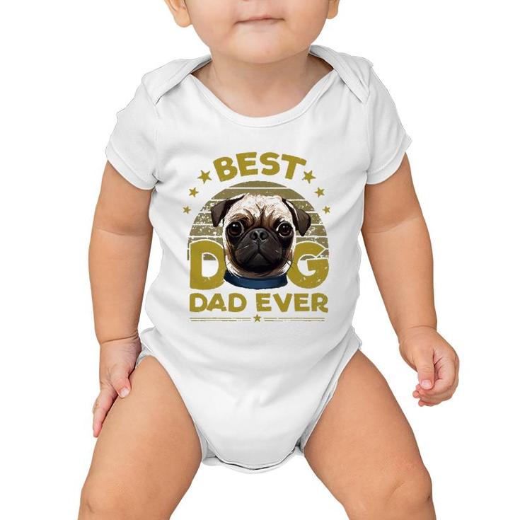Dogs 365 Best Pug Dog Dad Ever Gift For Men Baby Onesie