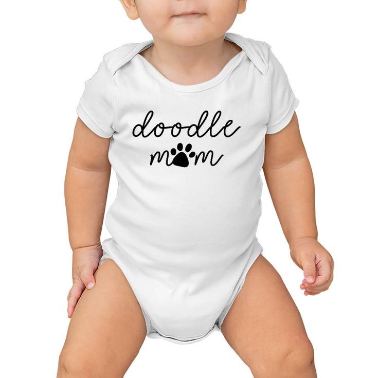 Doodle Mom Doodle Dog Mom Mama Valentine's Mother's Day Gifts Baby Onesie