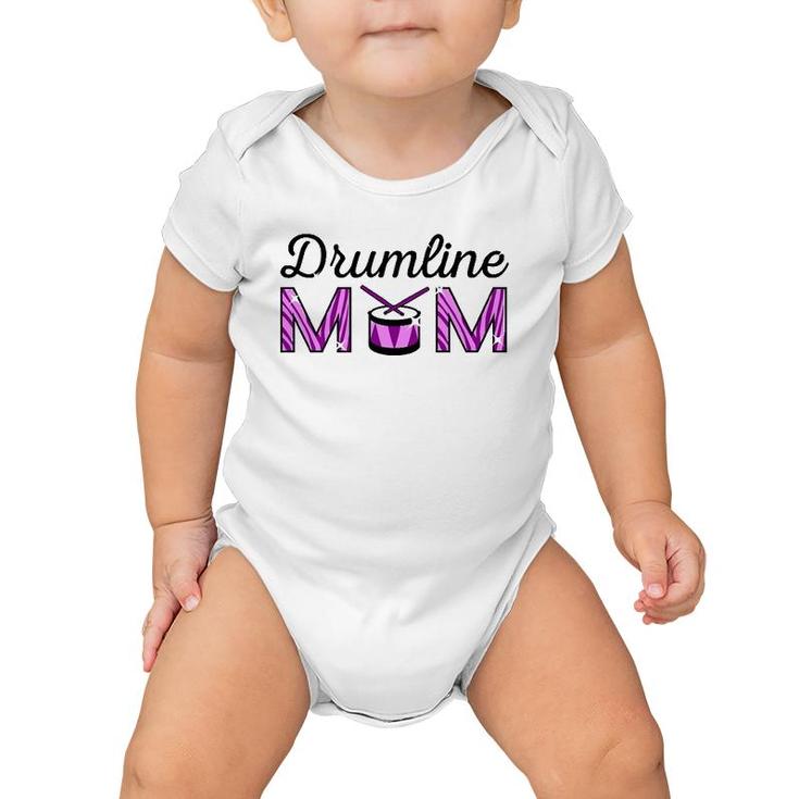 Drumline Mom Cool To Support Your Drummer Baby Onesie