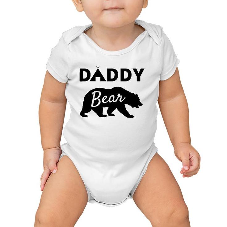 Father's Day Gift From Wife Son Daughter Baby Kids Daddy Bear Baby Onesie