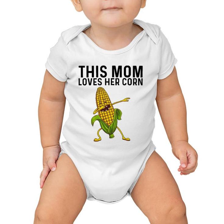 Funny Corn Gift For Mom Women Corn On The Cob Costume Farmer Baby Onesie