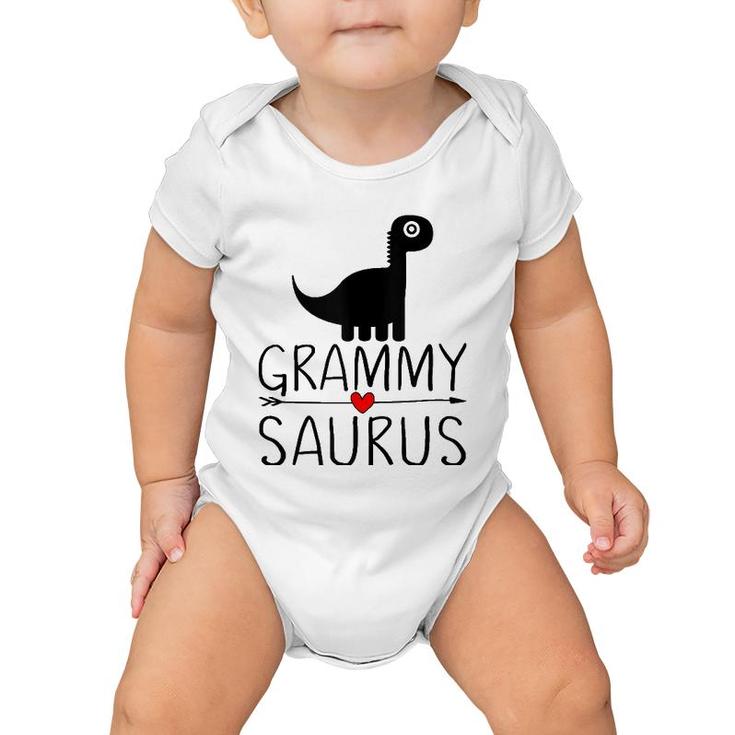 Grandma Saurus Grammysaurusrex Dinosaur Mother's Day  Baby Onesie