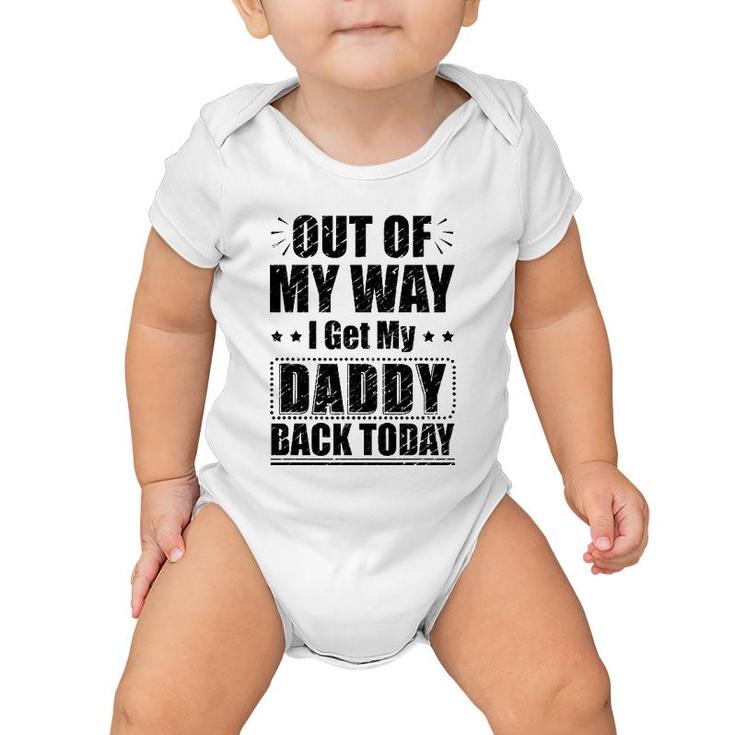 Homecoming Deployment Dad Welcome Back Home For Daddy Kids Baby Onesie