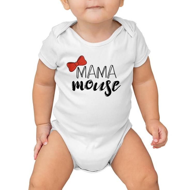 Mama Mouse , Family Vacation Mouse Matching Baby Onesie