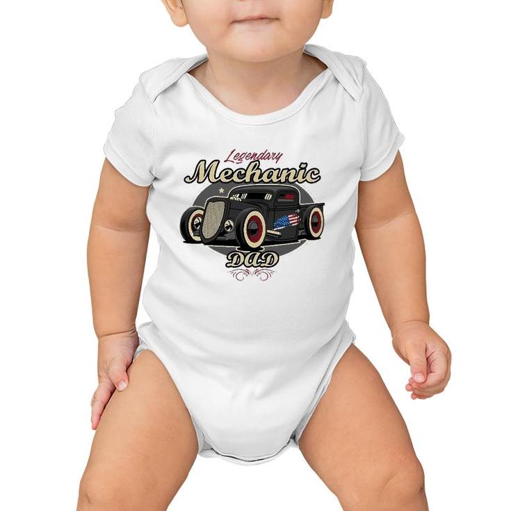 Mechanic Legendary Mechanic Dad Baby Onesie