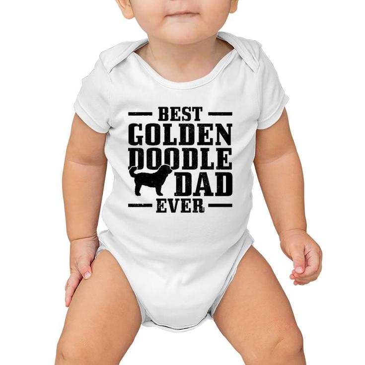 Mens Best Goldendoodle Dad Ever The Dood Golden Doodle Dog Baby Onesie