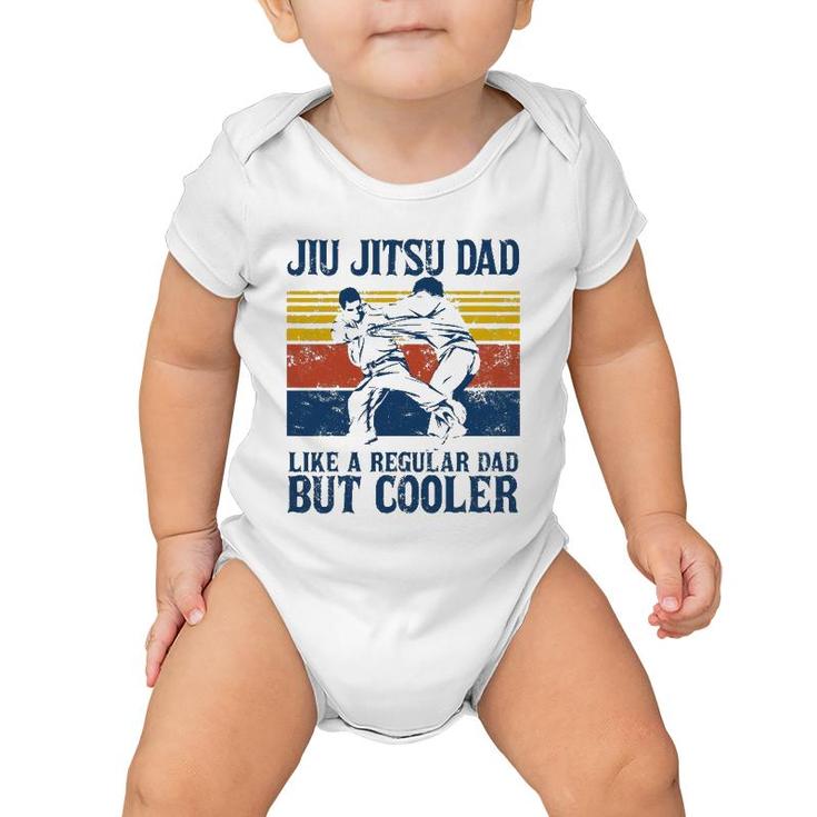 Mens Father’S Day Jiu Jitsu Dad Training Father Vintage Funny Baby Onesie