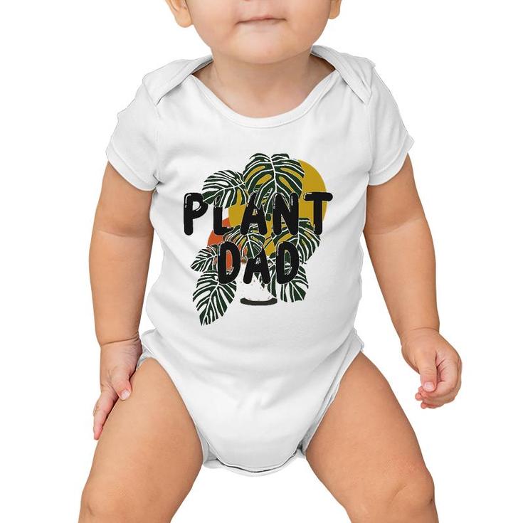 Mens Plant Dad Plant Lover Gift Baby Onesie
