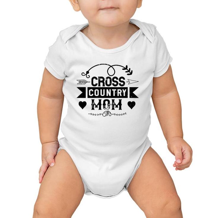 Mom Mother's Day Gift - Cross Country Mom Baby Onesie