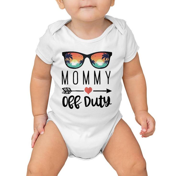 Mother Gift Sunglass Design Mommy Off Duty Baby Onesie