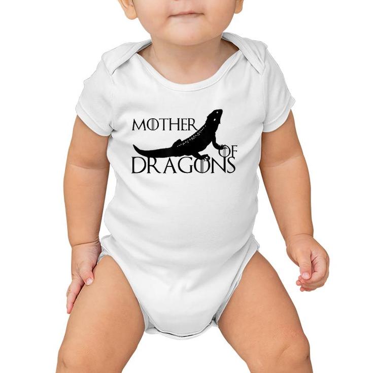 Mother Of Bearded Dragons Beardie Mom Reptile Pet Queen Gift Baby Onesie