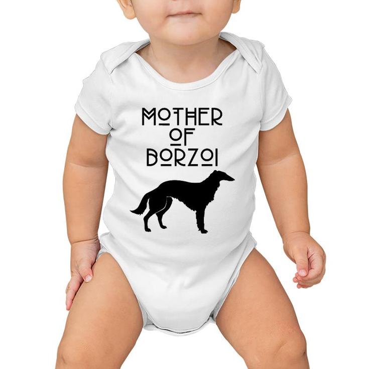 Mother Of Borzoi Acr016a Dog Baby Onesie