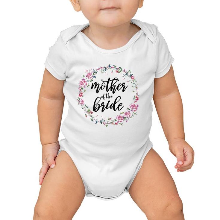 Mother Of The Bride Wedding Matching Bridal Party Baby Onesie