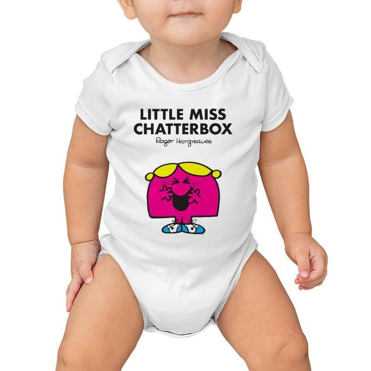 Mr Men Little Miss Chatterbox Baby Onesie