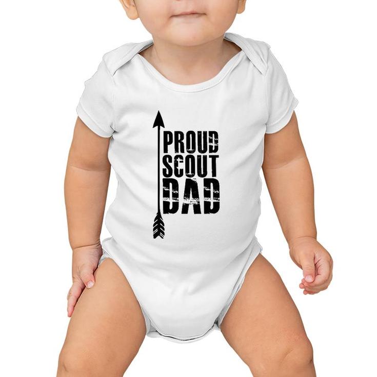 Proud Scout Dad - Parent Father Of Boy Girl Club Baby Onesie