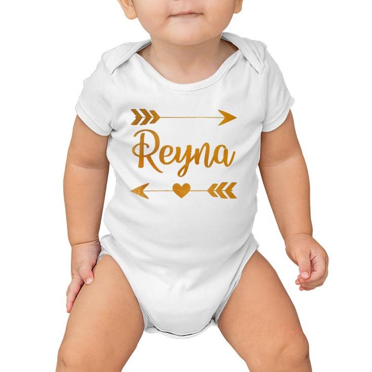 Reyna Personalized Name Funny Birthday Custom Mom Gift Idea Baby Onesie