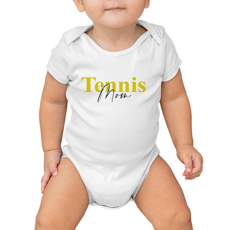 Tennis Mom Player Mother's Day Baby Onesie